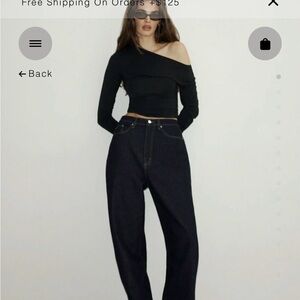 Classic High-Rise Denim-- Dark Wash
Brandy: Khy